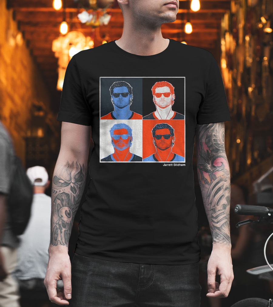Jarrett Stidham Pop Art Denver Broncos Football Player T-Shirt