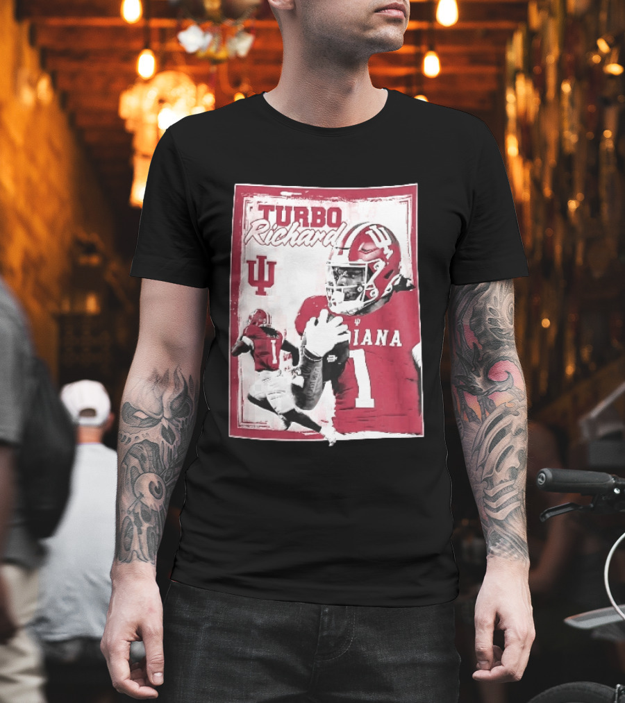 Turbo Richard Indiana Football Player IU Sports Helmets T-Shirt
