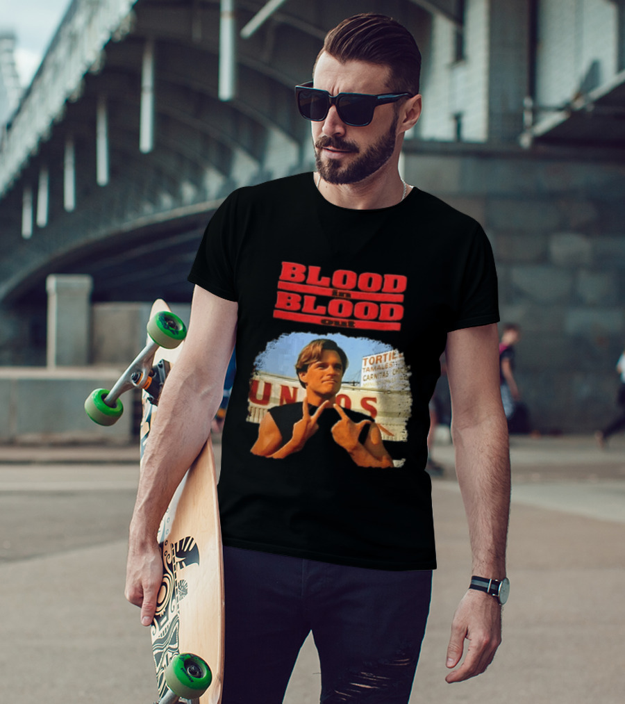 Blood In Blood Out Hand Gesture Tortillas Tamales Carnitas Image T-Shirt