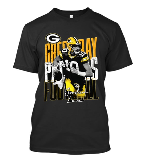 Green Bay Packers Football Jordan Love T-Shirt