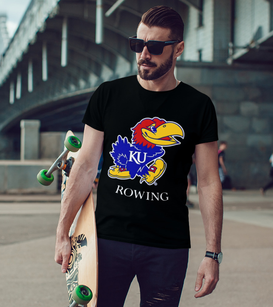 Kansas Jayhawks KU Rowing T-Shirt