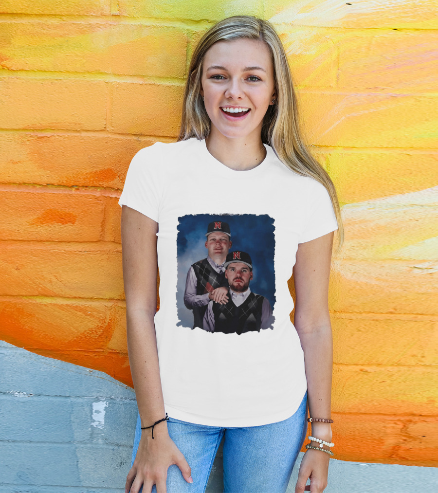 Brock Wilken And Luke Step Brothers N Cap Baseball T-Shirt