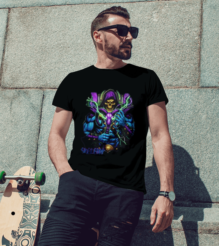 Skeletor Masters Of The Universe Electric Staff Power T-Shirt