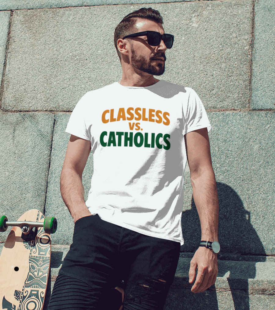 Tennessee Fans Classless Vs Catholics Rivalry T-Shirt