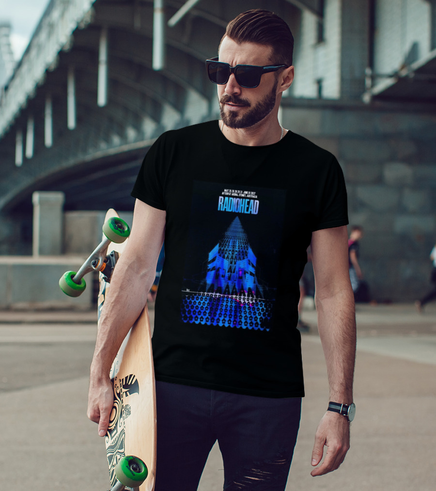 Radiohead Sydney Australia 2027 Afterpay Arena May 25 26 28 29 31 June 1 Concert T-Shirt
