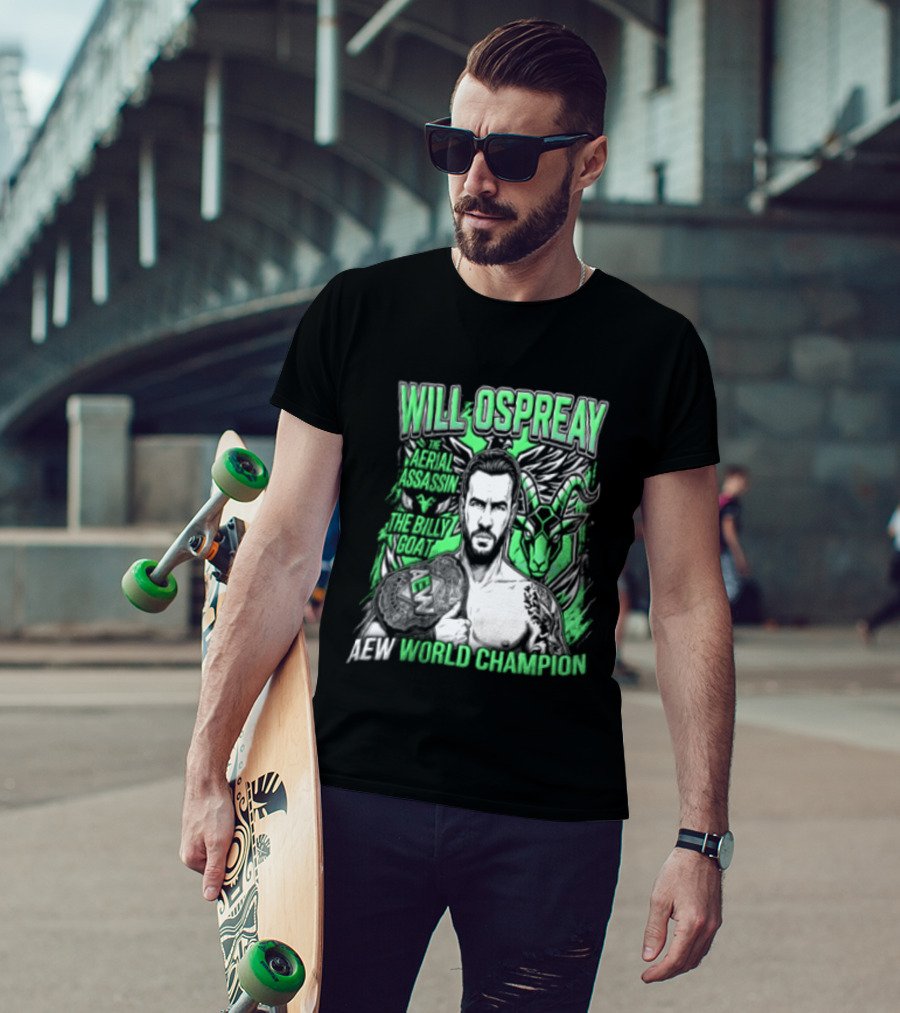 Will Ospreay Aerial Assassin Billy Goat World Champion T-Shirt