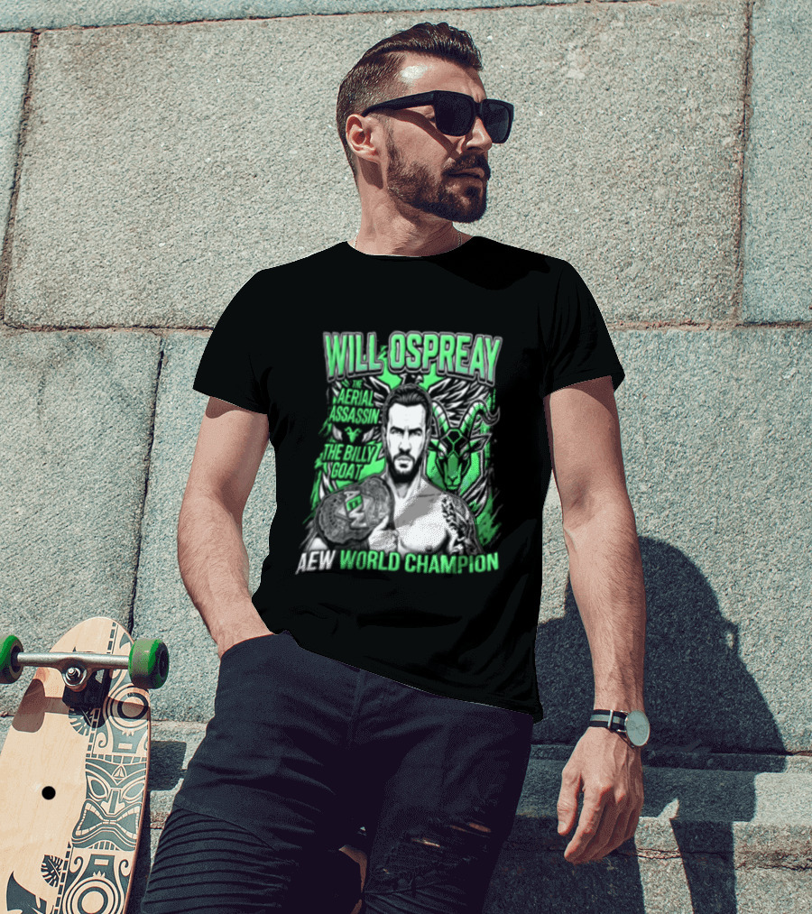 Will Ospreay Aerial Assassin Billy Goat World Champion T-Shirt