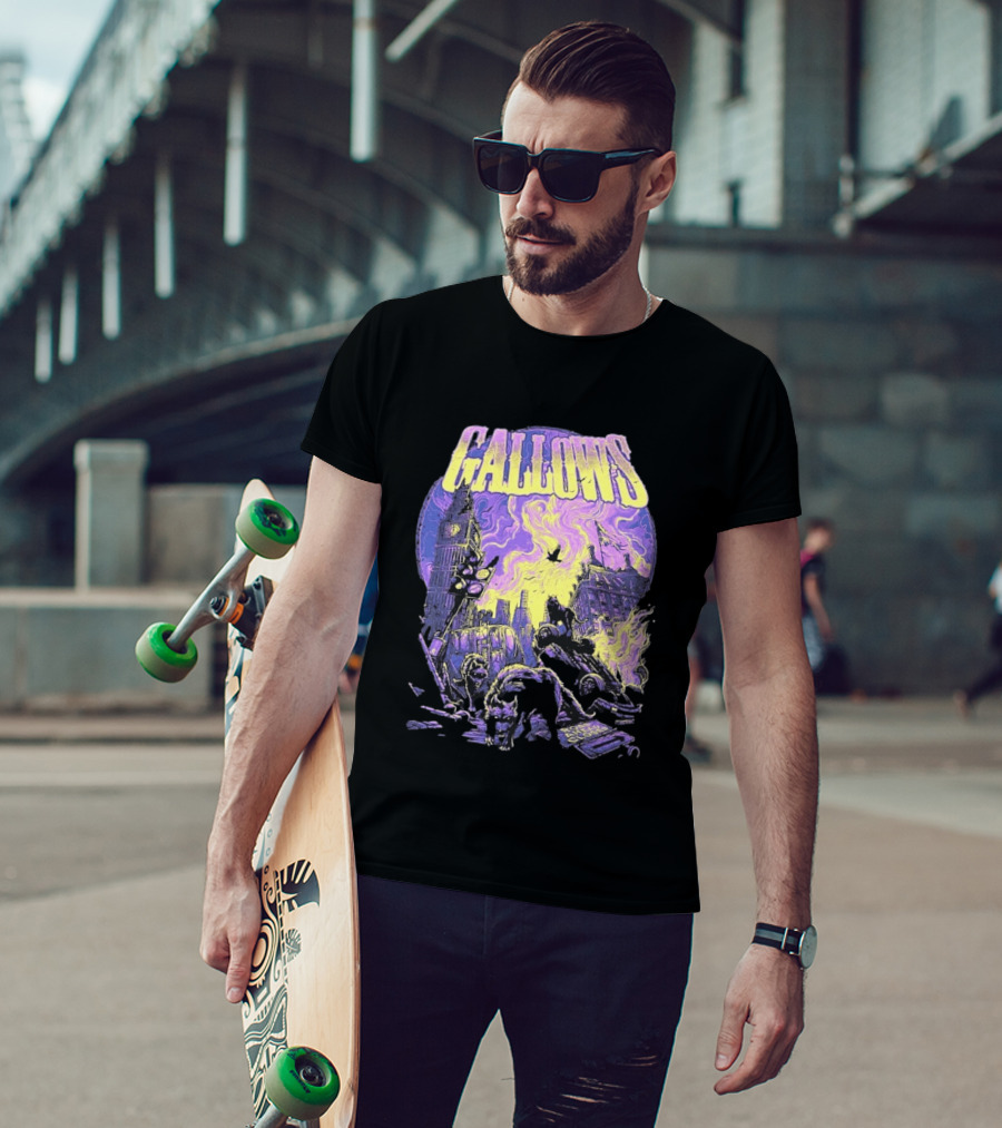 Gallows Orchestra Of Wolves Big Ben Chaos By Dan Mumford T-Shirt