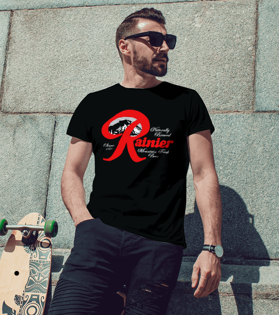 Since 1878 Rainier Naturally Brewed Mountain Fresh Beer T-Shirt