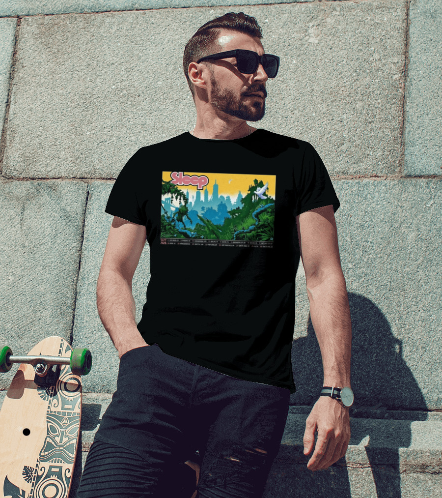 Sleep September 2026 Tour Dates Locations Skyline Jungle T-Shirt