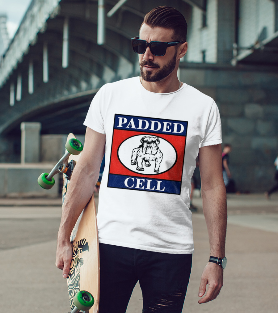 Punk Rock Padded Cell Bulldog Oval T-Shirt