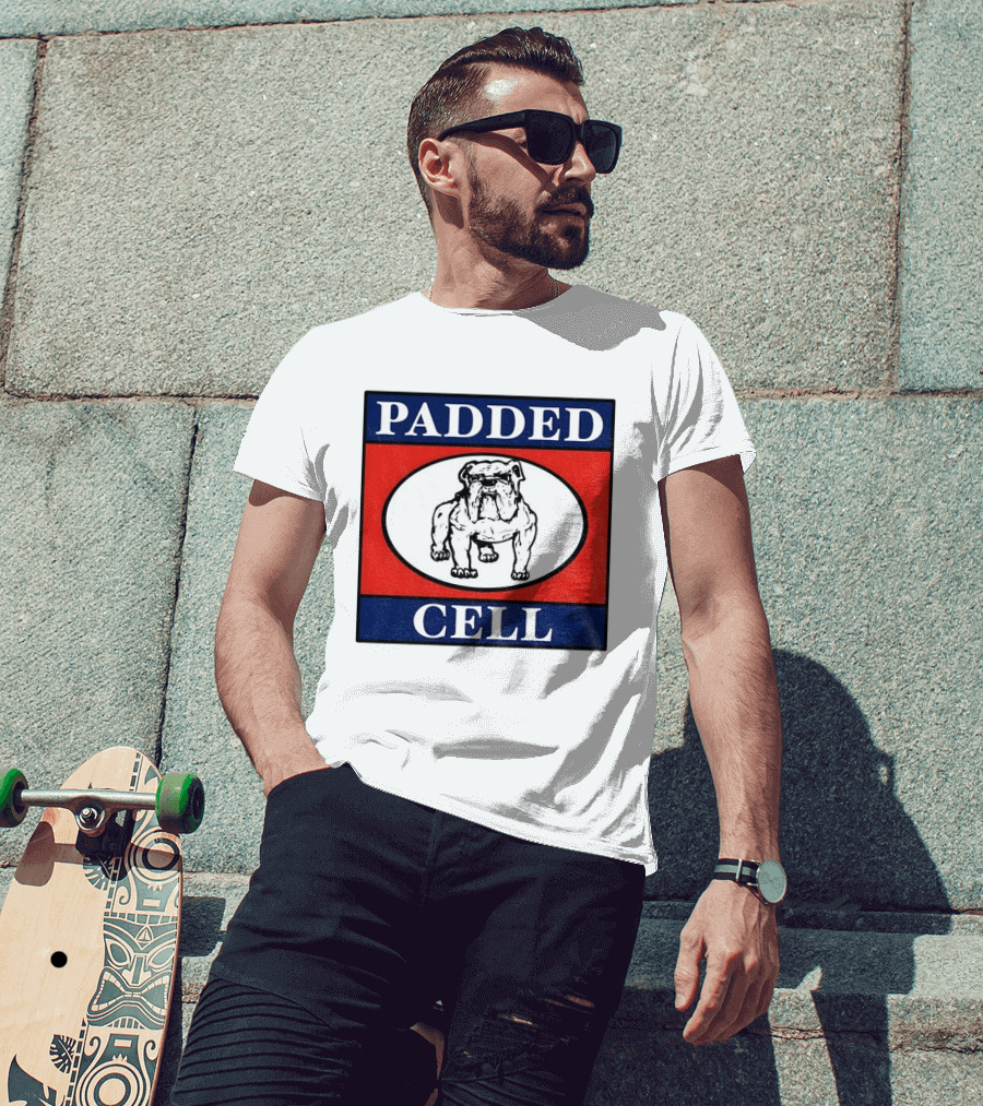 Punk Rock Padded Cell Bulldog Oval T-Shirt