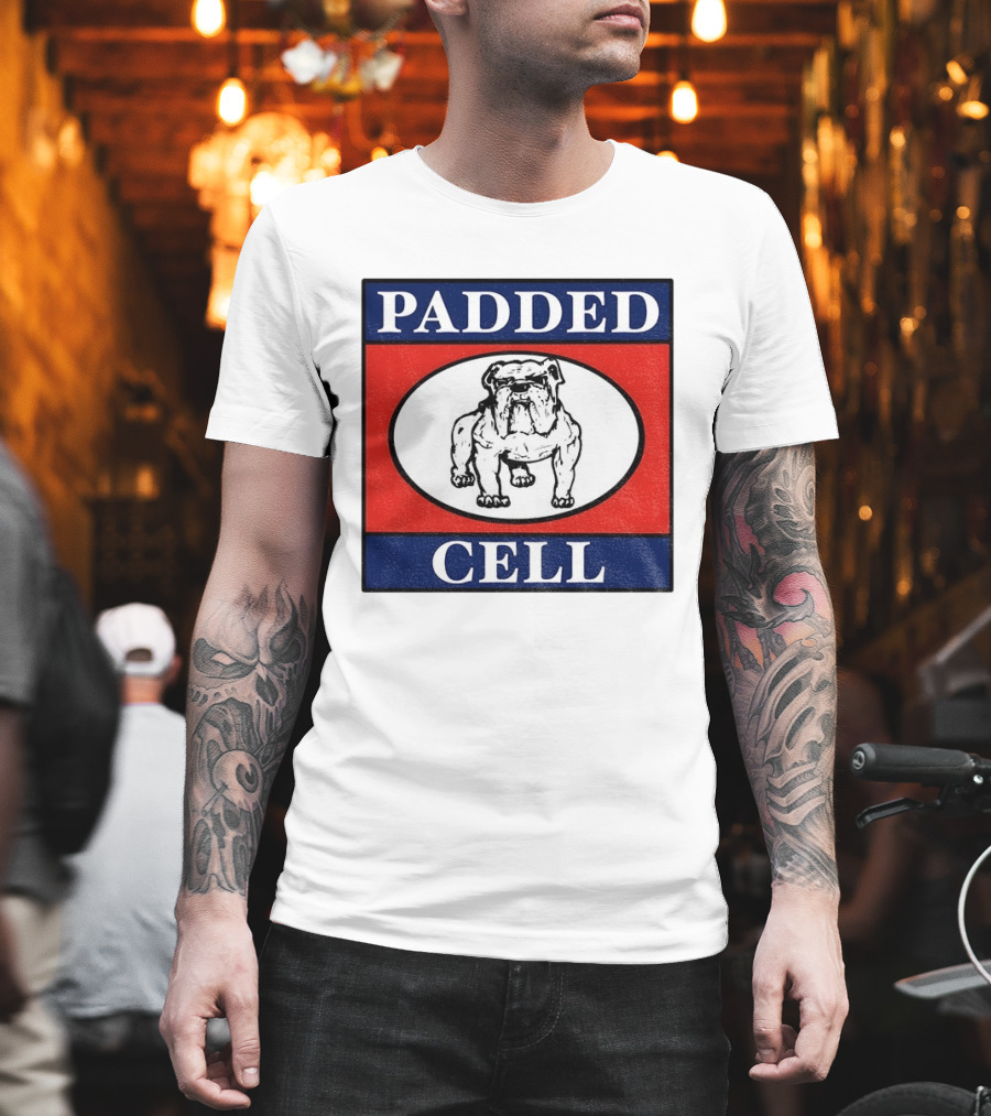 Punk Rock Padded Cell Bulldog Oval T-Shirt