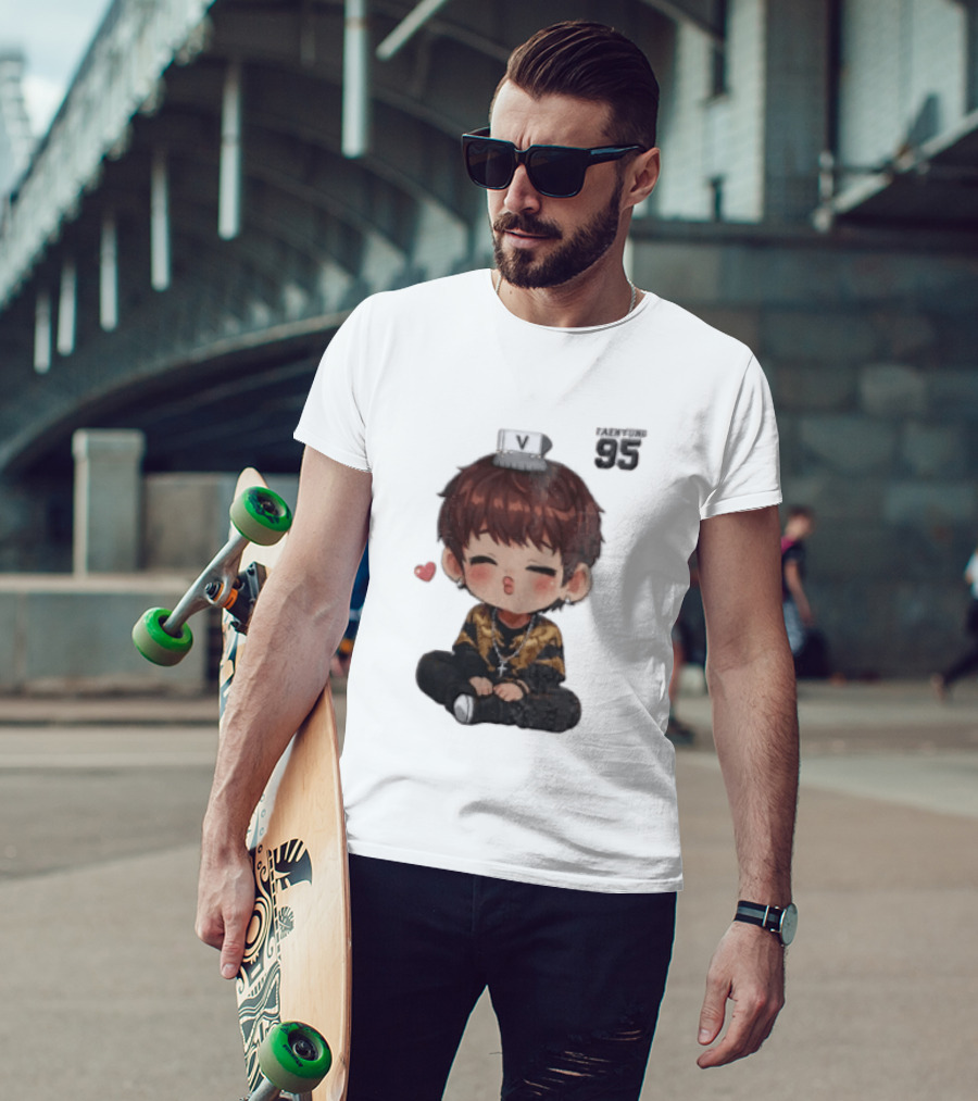 Taehyung V BTS 95 Kawaii Chibi T-Shirt