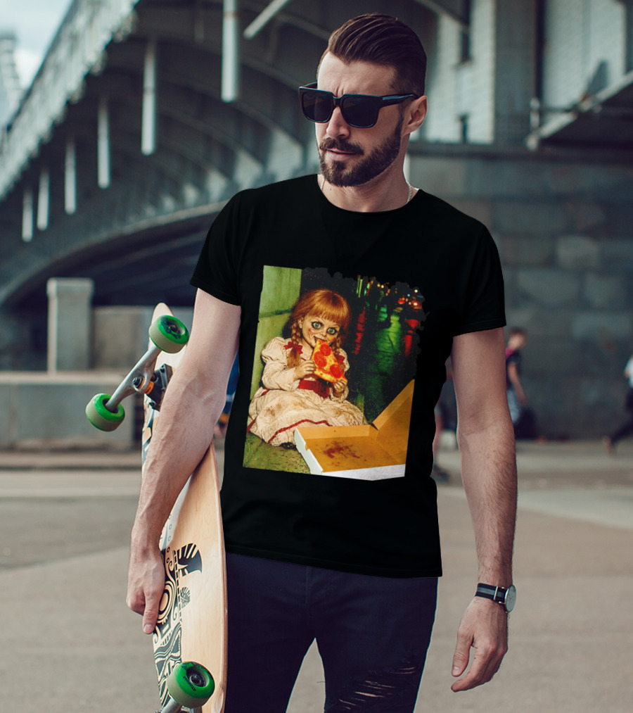 Annabelle Pizza Night Halloween T-Shirt