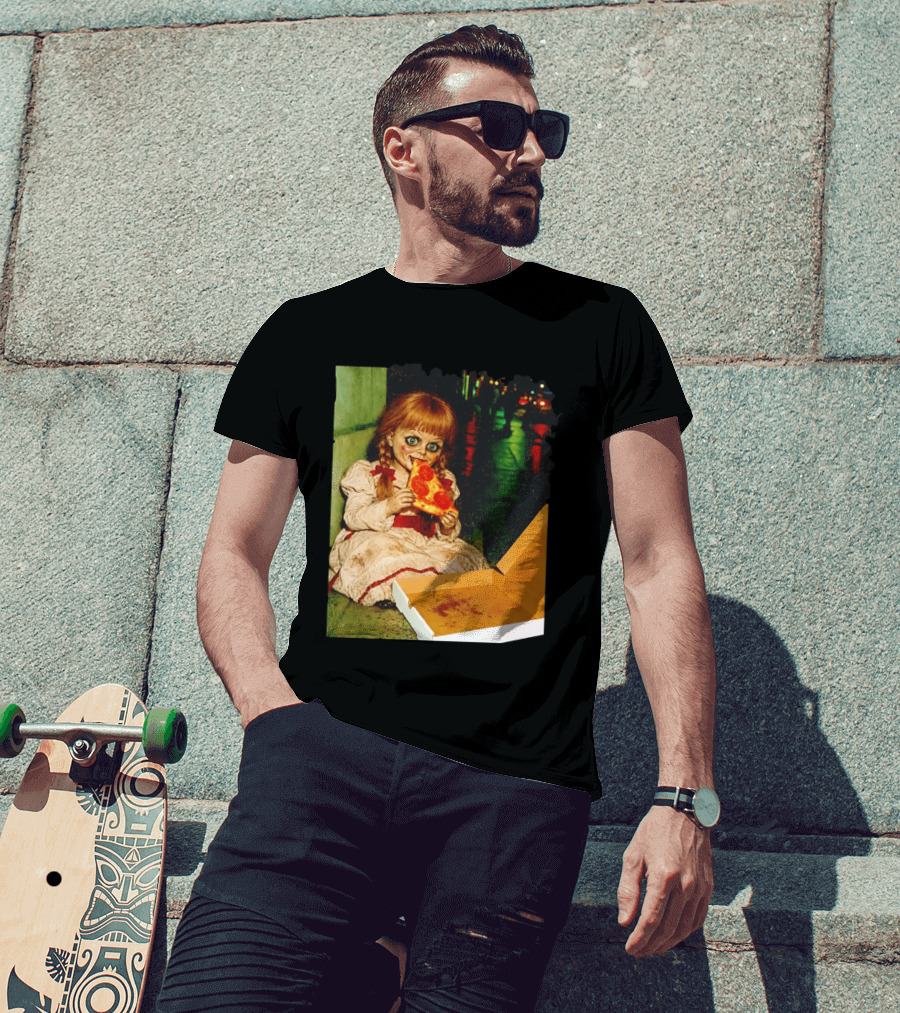 Annabelle Pizza Night Halloween T-Shirt