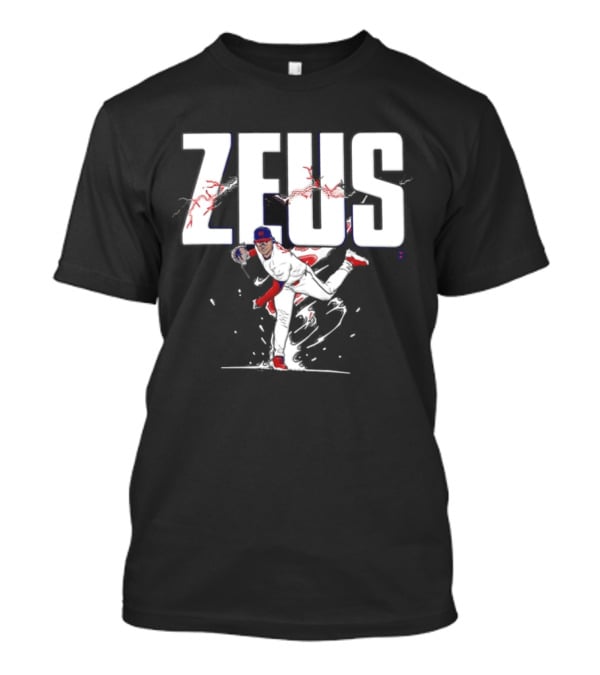 Zeus Jesus Luzardo Phillies Baseball Player Pitching T-Shirt