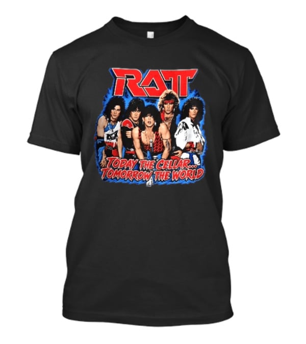 Ratt Band Today The Cellar Tomorrow The World Photo Blue Frame T-Shirt