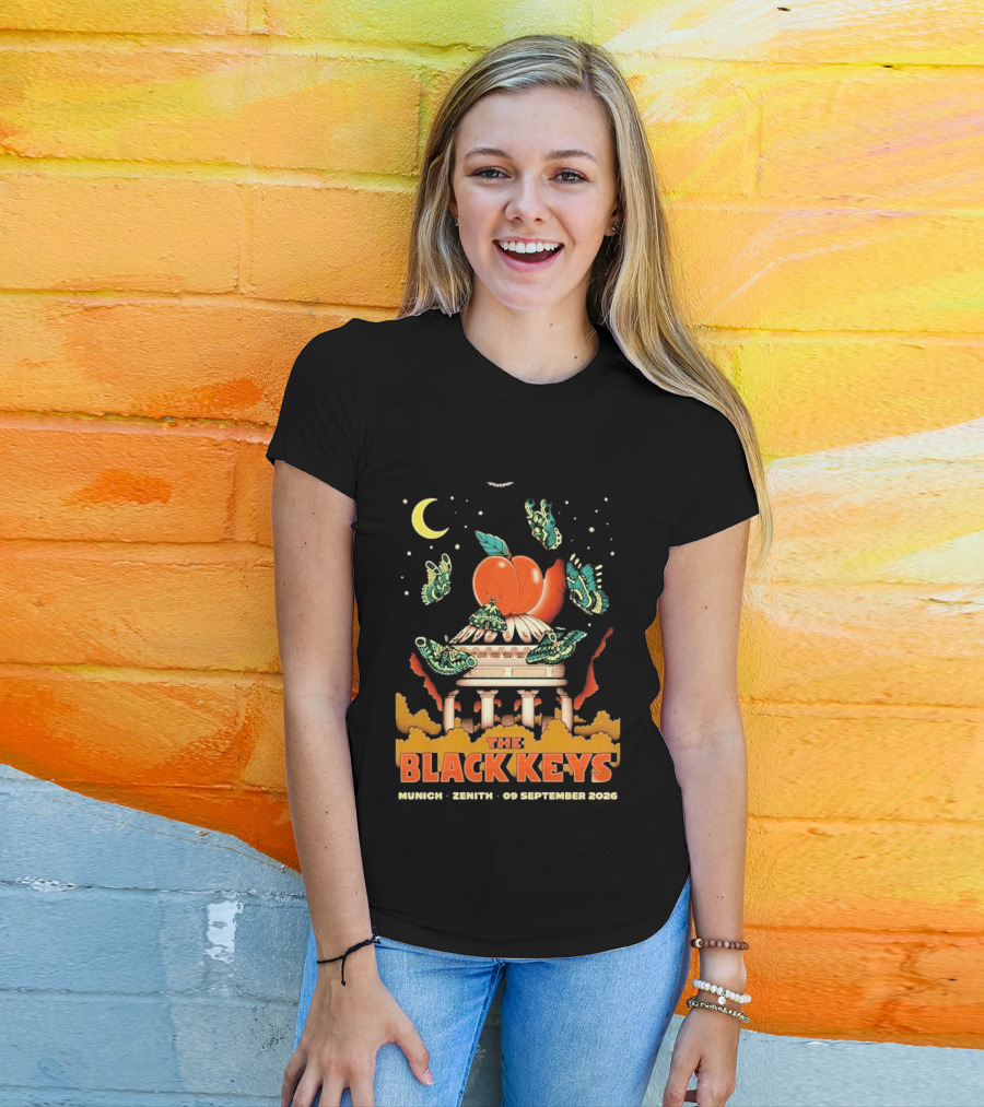 The Black Keys Peaches N Kream World Tour Munich Zenith September 2026 T-Shirt