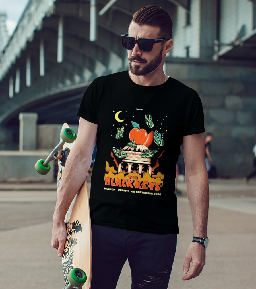 The Black Keys Peaches N Kream World Tour Munich Zenith September 2026 T-Shirt