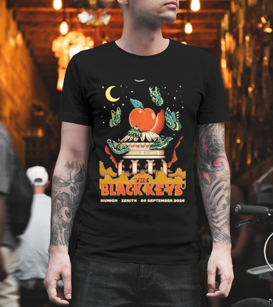 The Black Keys Peaches N Kream World Tour Munich Zenith September 2026 T-Shirt