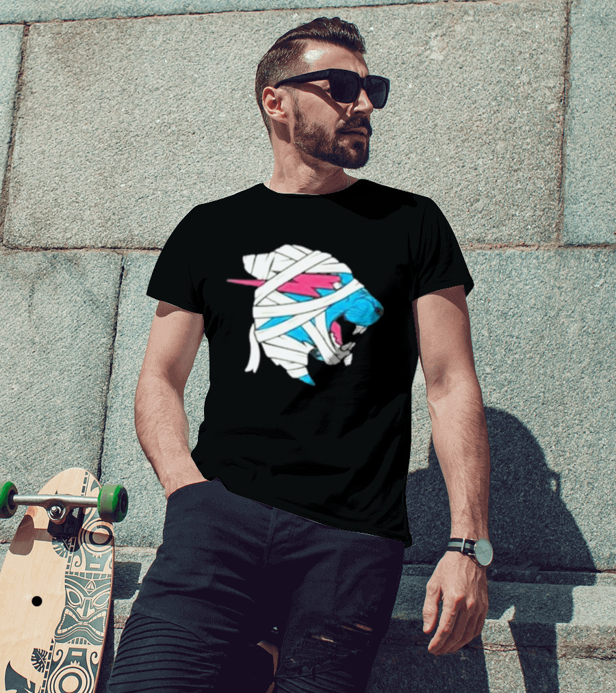 Mrbeast Mummy Panther Wrapped Beast Head T-Shirt