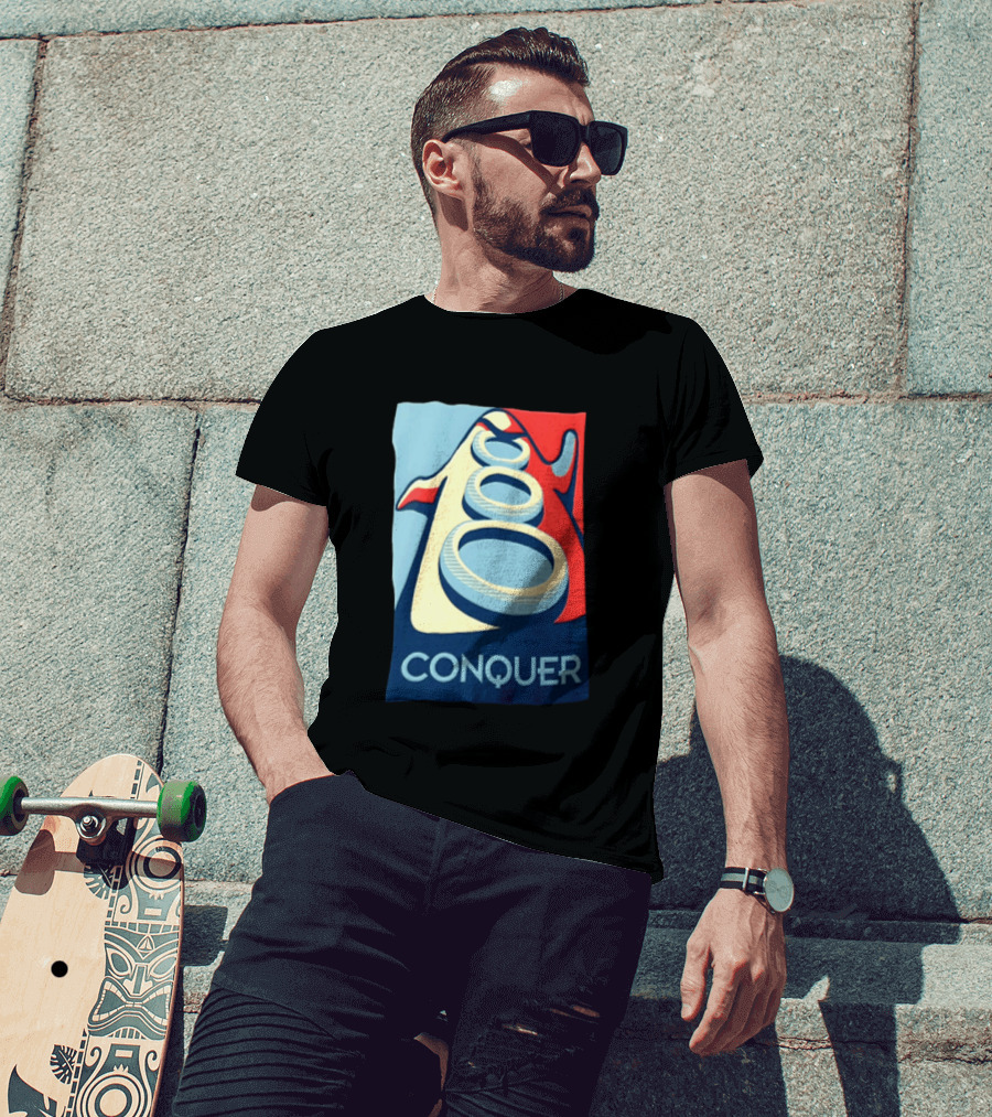 Conquer Penguin Three Rings T-Shirt