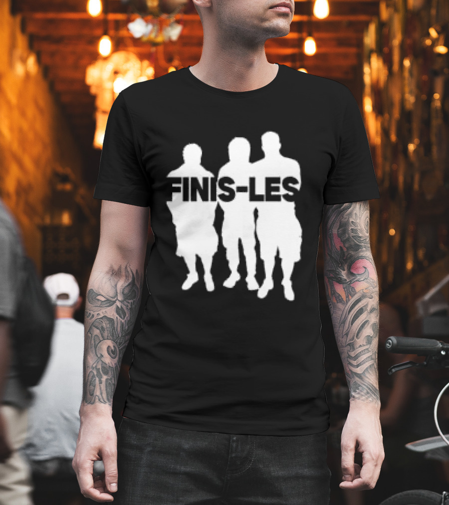 La Feve Store Finis Les Bold Figures White Silhouette Group T-Shirt
