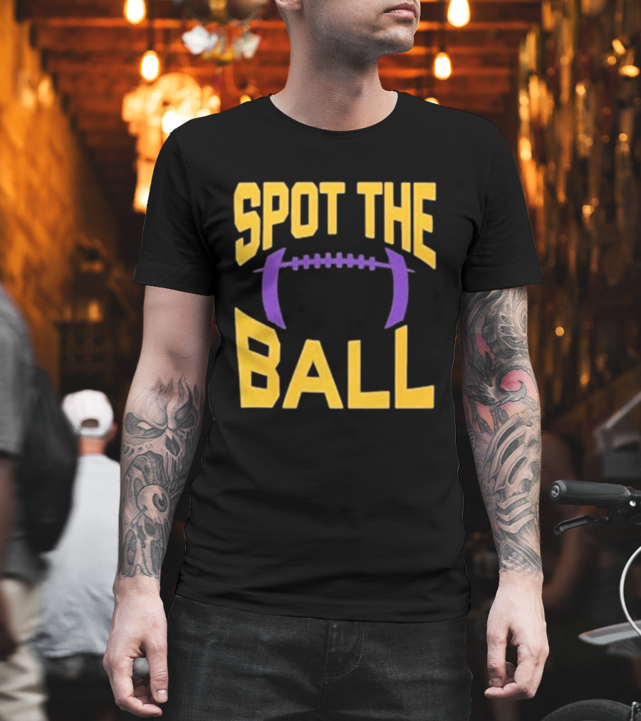 Spot The Ball Football Enthusiast Game Challenge T-Shirt