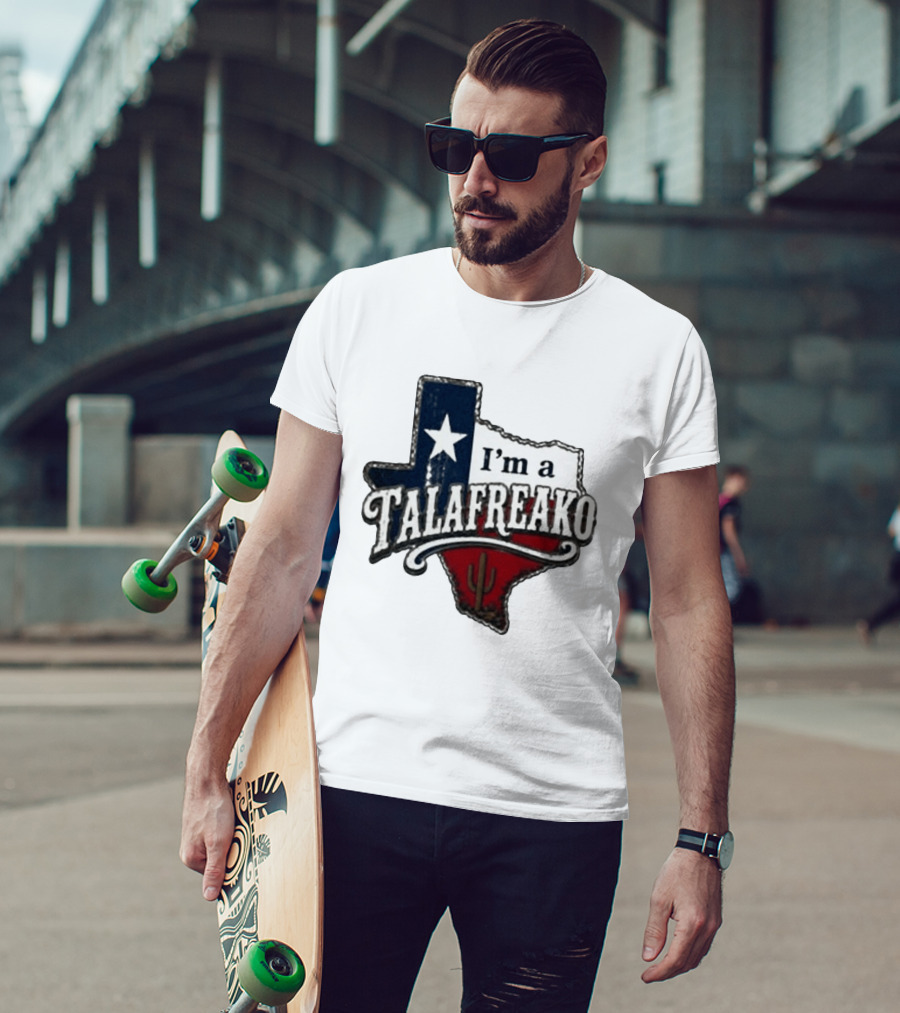 I'm A Talafreako Texas Map Star Cactus T-Shirt