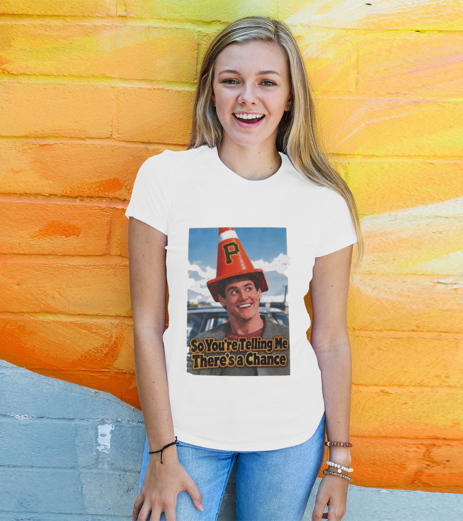 Jim Carrey Cone Hat P So You're Telling Me There's A Chance T-Shirt