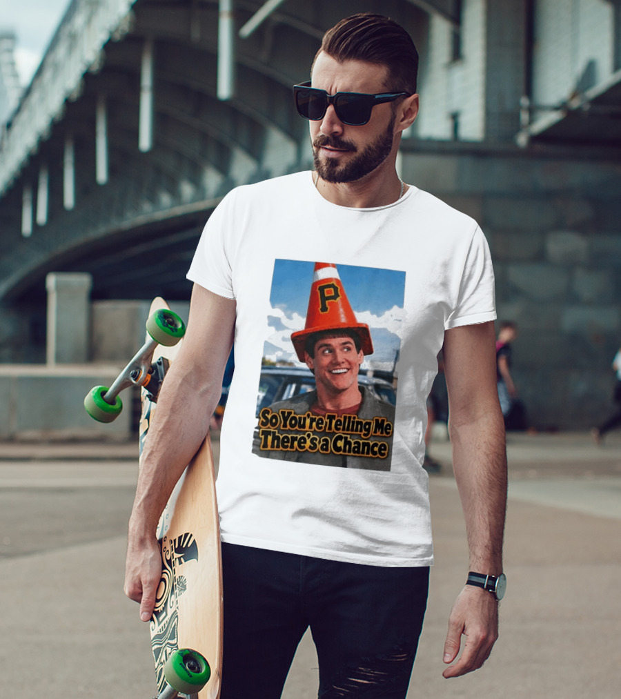 Jim Carrey Cone Hat P So You're Telling Me There's A Chance T-Shirt