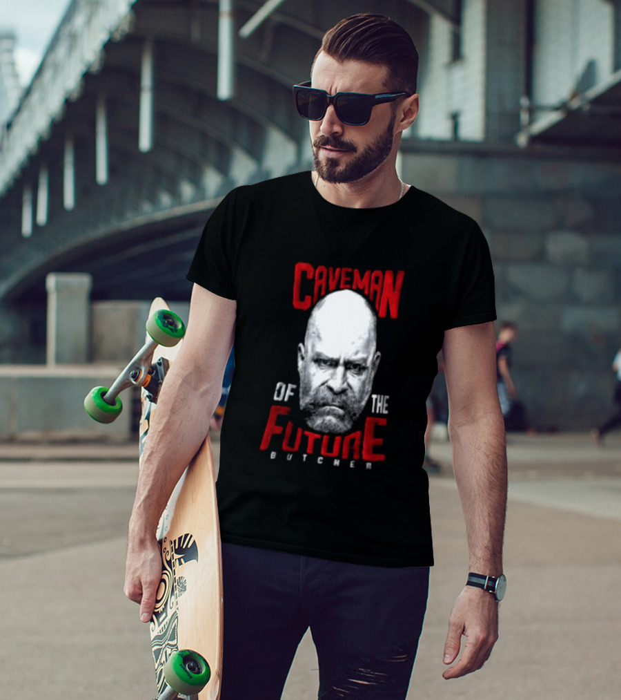 Caveman Of The Future Butcher Iconic Face T-Shirt