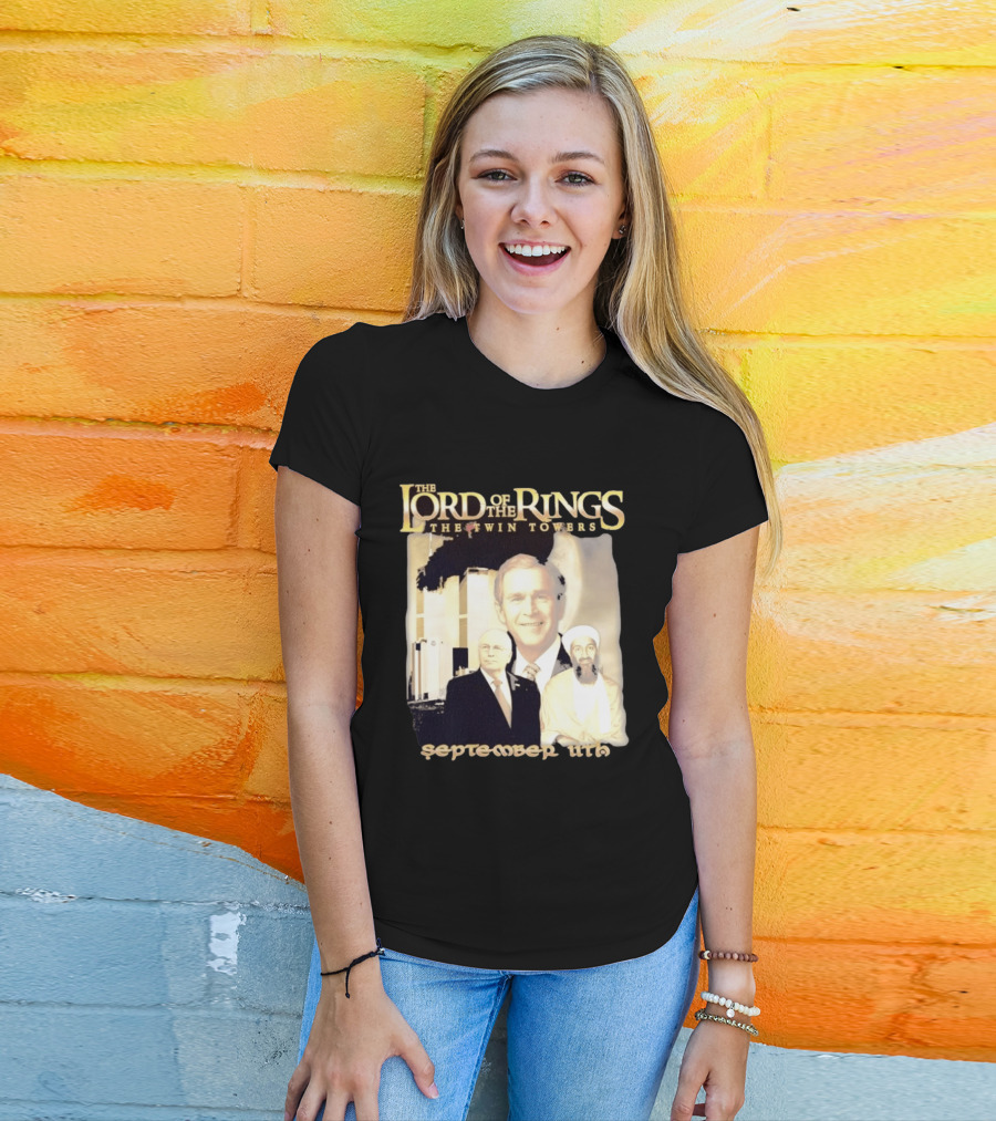 The Lord Of The Rings The Twin Towers September 11th T-Shirt