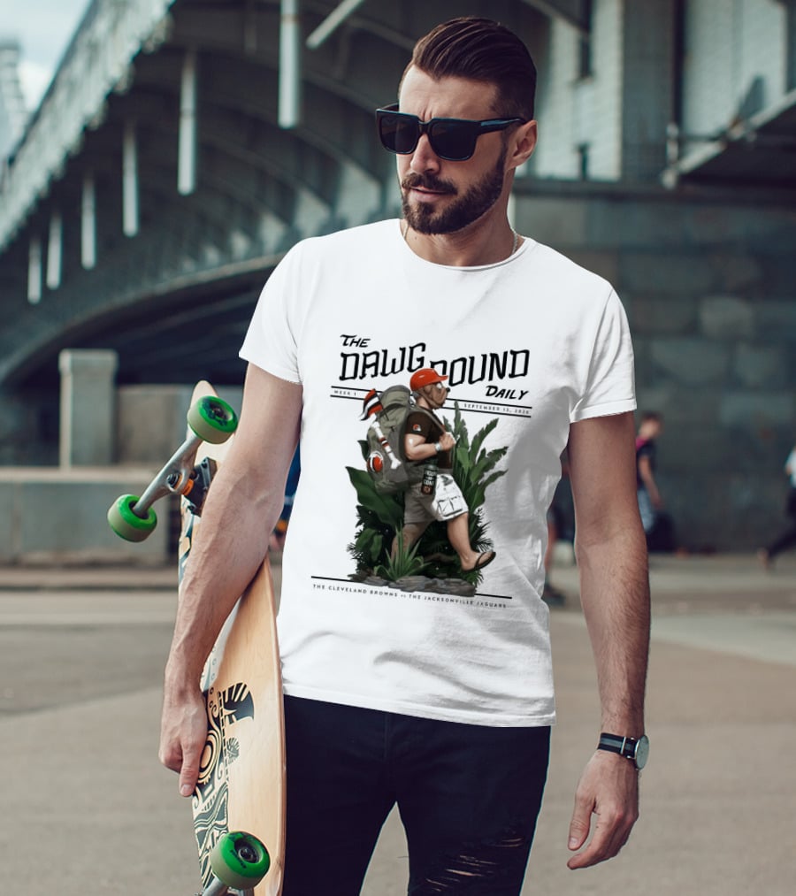 The Dawg Pound Daily September 13 2026 Cleveland Browns Vs Jacksonville Jaguars Week 1 T-Shirt