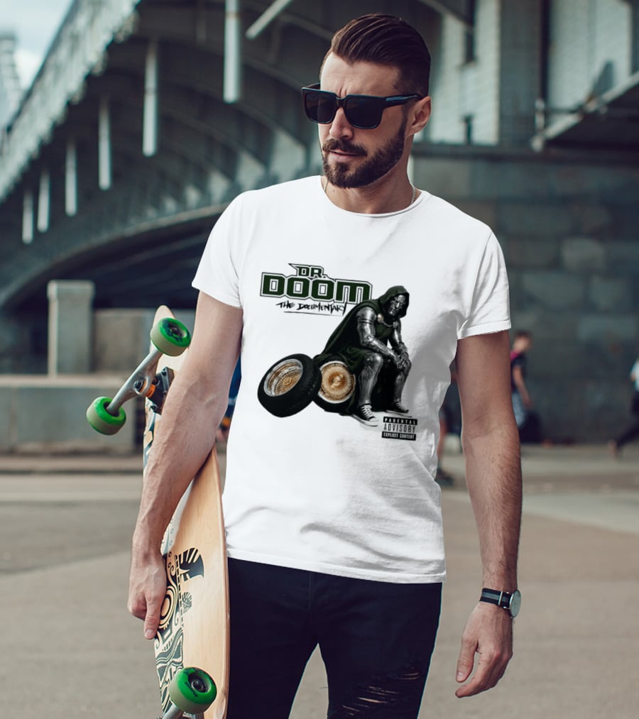 Dr Doom The Documentary Marvel Hip Hop Parental Advisory T-Shirt