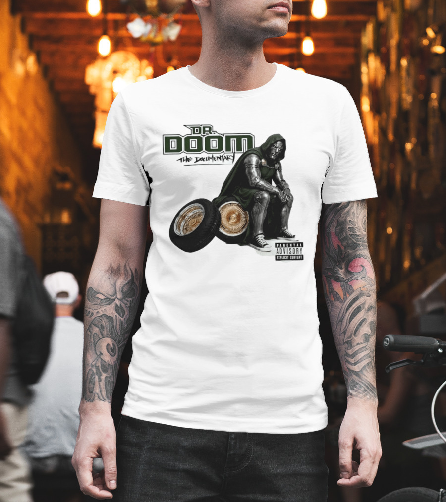 Dr Doom The Documentary Marvel Hip Hop Parental Advisory T-Shirt