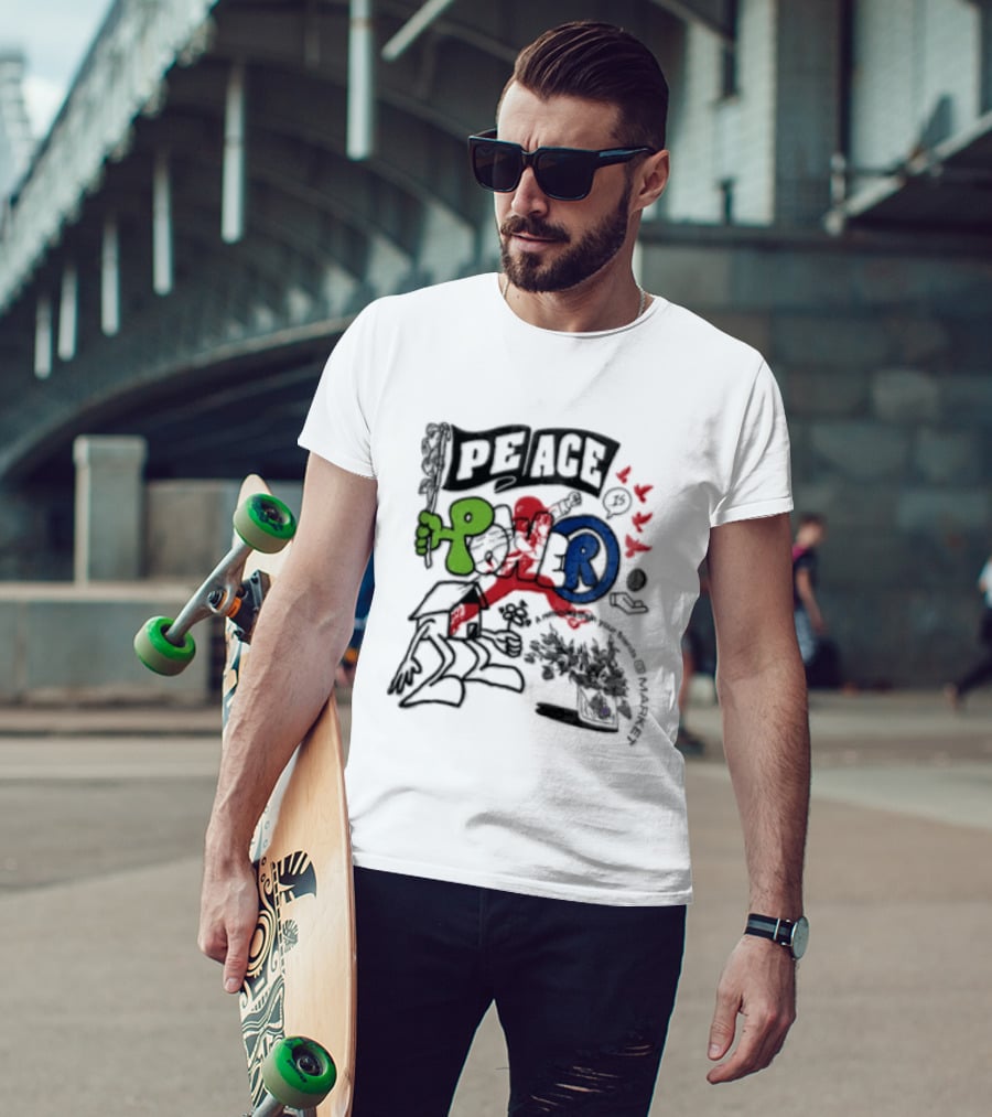 Peace Power Walker Kessler Dodgers T-Shirt