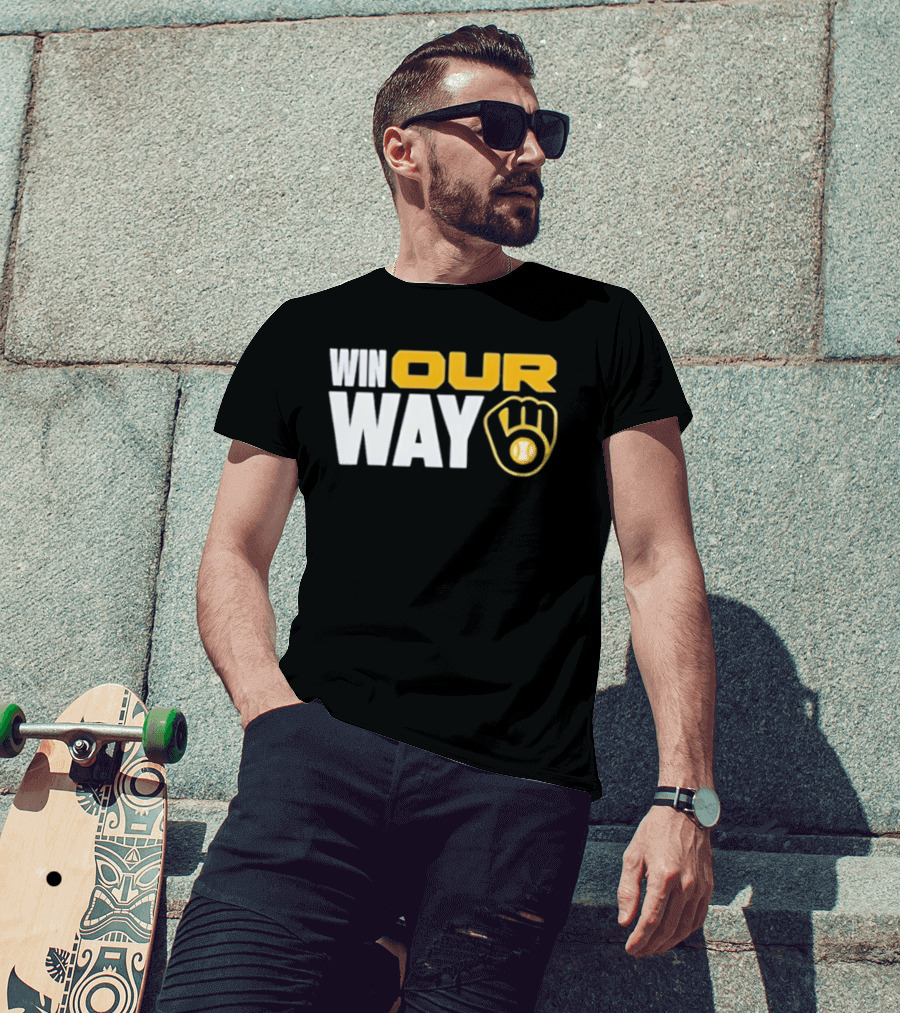Milwaukee Brewers 2026 Postseason Win Our Way Clinched T-Shirt