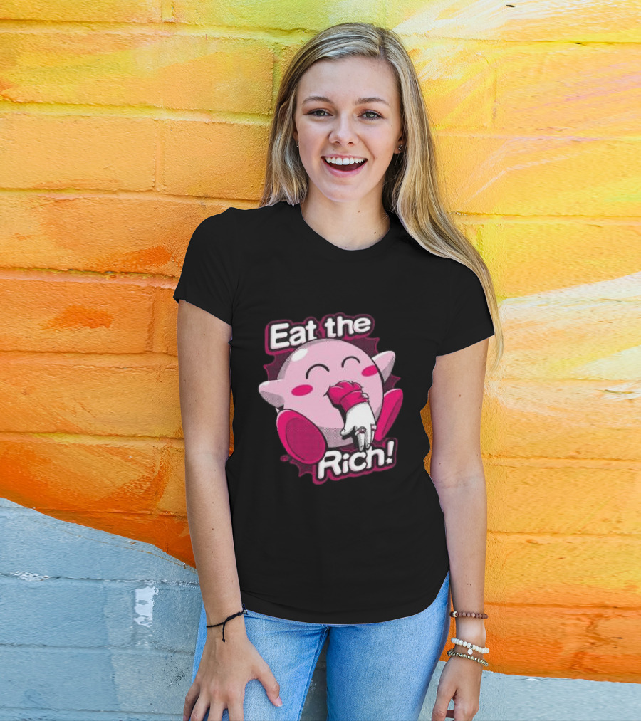 Punkwithacamera Store Eat The Rich Clay Graham Kirby Eating Hand T-Shirt