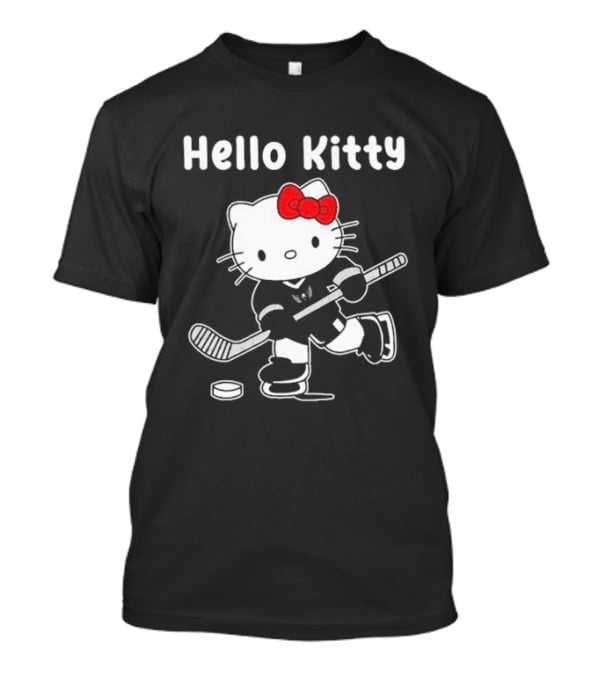 Hello Kitty Washington Capitals Hockey Team Collaboration T-Shirt
