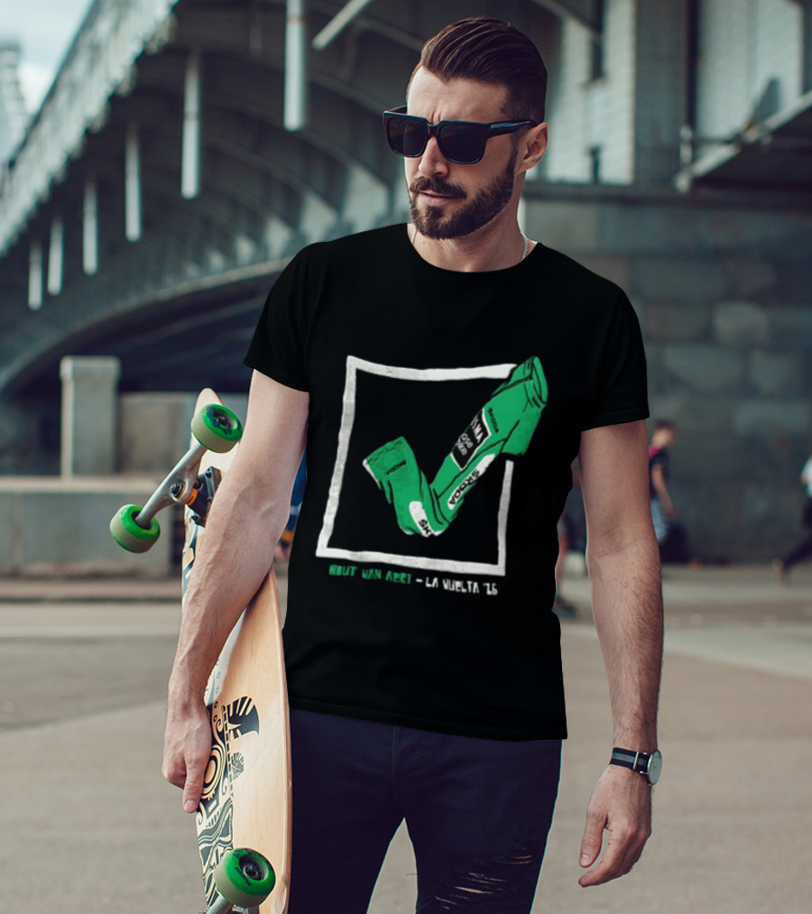 Wout Van Aert La Vuelta 26 Visma Lease A Bike Skoda Cycling Jersey T-Shirt
