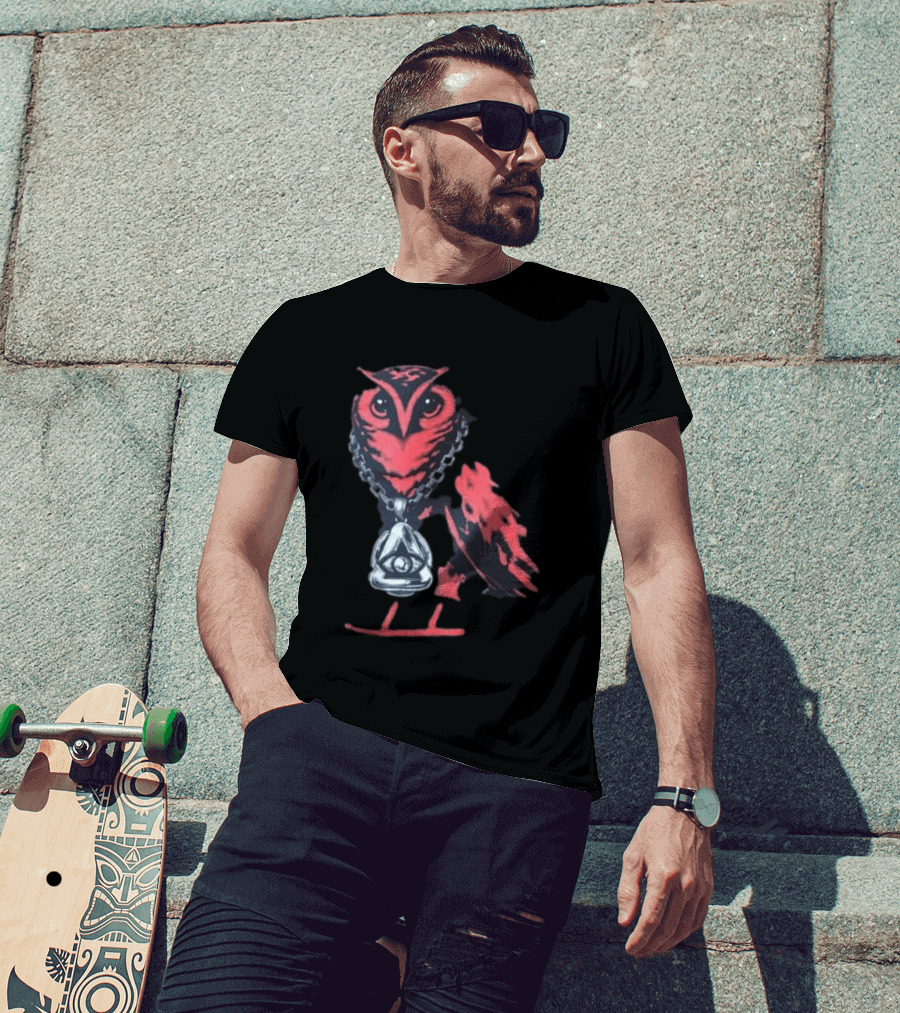 Yeat Store Love Lyfe Ovo Tour Owl With Eye Pendant T-Shirt