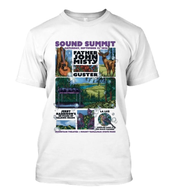 Sound Summit 2026 Father John Misty Guster Marin County MD September 12 Mountain Theater T-Shirt