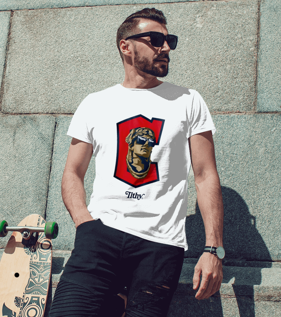 Guardians ILTHY Bold Warrior Statue With Sunglasses T-Shirt