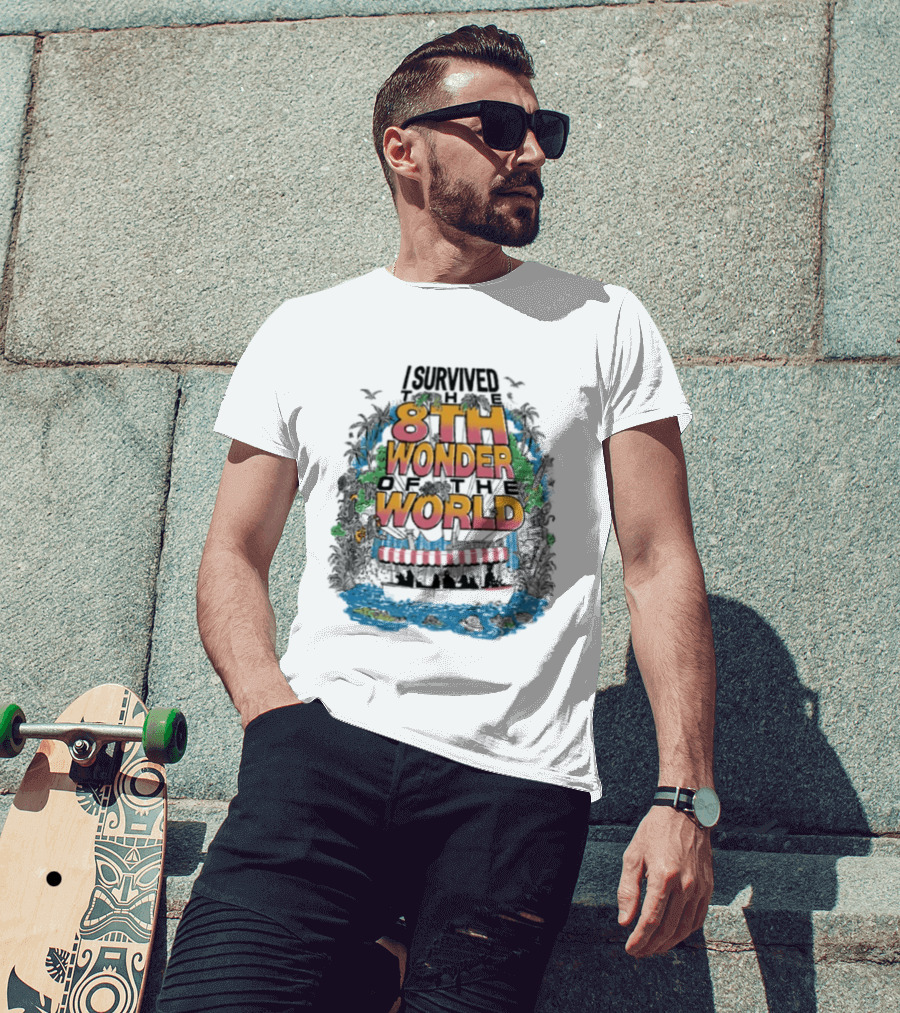 I Survived 8th Wonder Of The World Backside Of Water Adventure T-Shirt