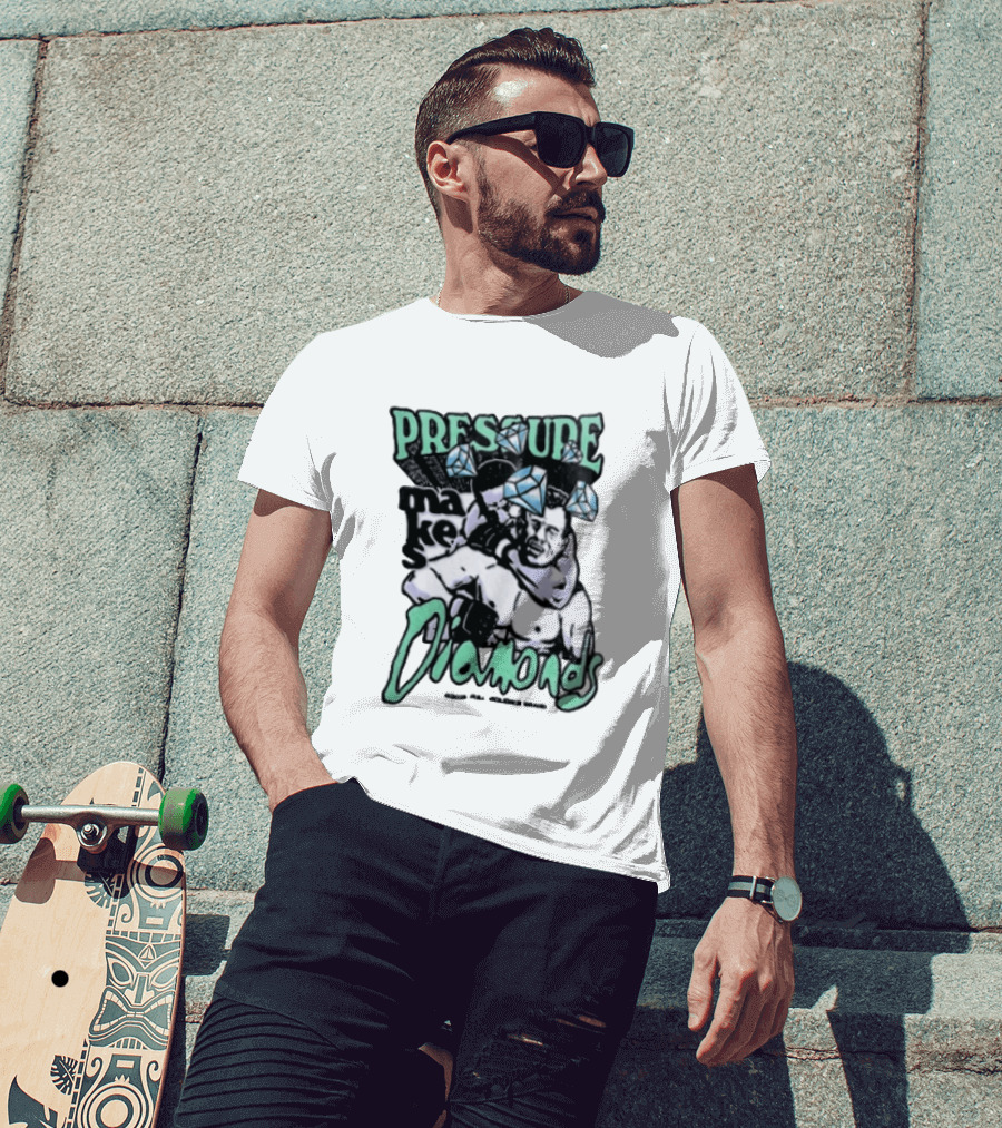Pressure Makes Diamonds MMA Fighter Combat Sport T-Shirt