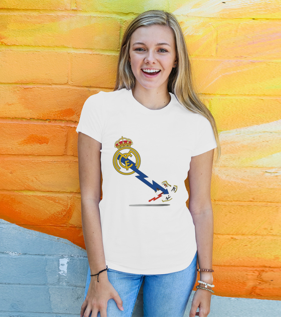 Real Madrid CF Lightning Strike Emblem MCF T-Shirt
