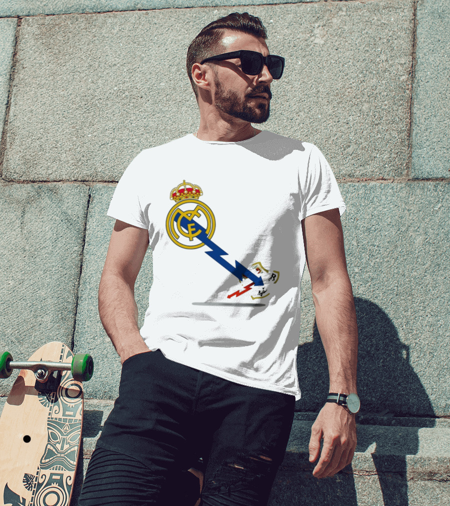 Real Madrid CF Lightning Strike Emblem MCF T-Shirt
