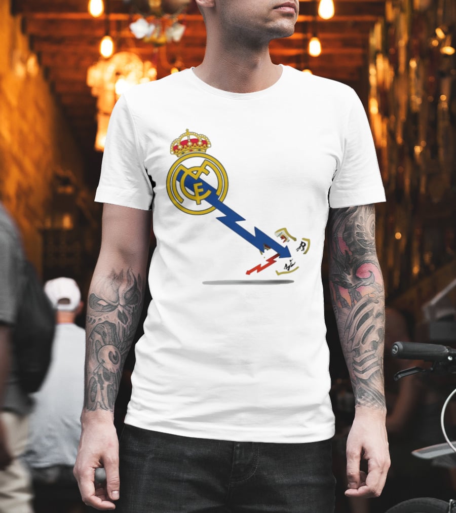 Real Madrid CF Lightning Strike Emblem MCF T-Shirt